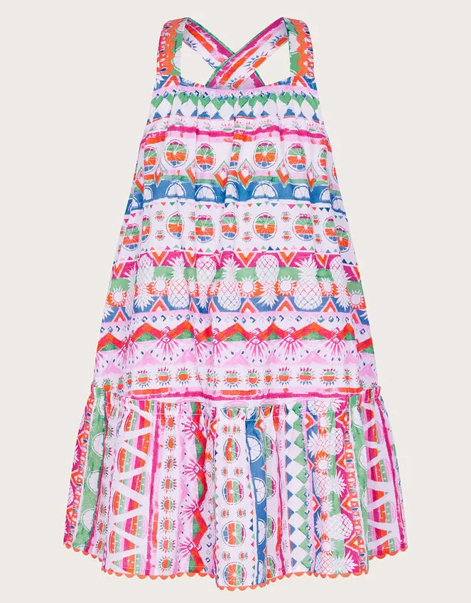 Children Fruit Stripe Dress Orange Monsoon Dresses