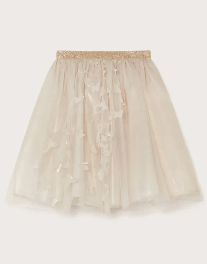 Children Land Of Wonder Butterfly Tulle Skirt Natural Monsoon Skirts