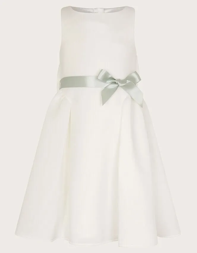 Children Molly Scuba Bridesmaid Dress Ivory Monsoon Dresses