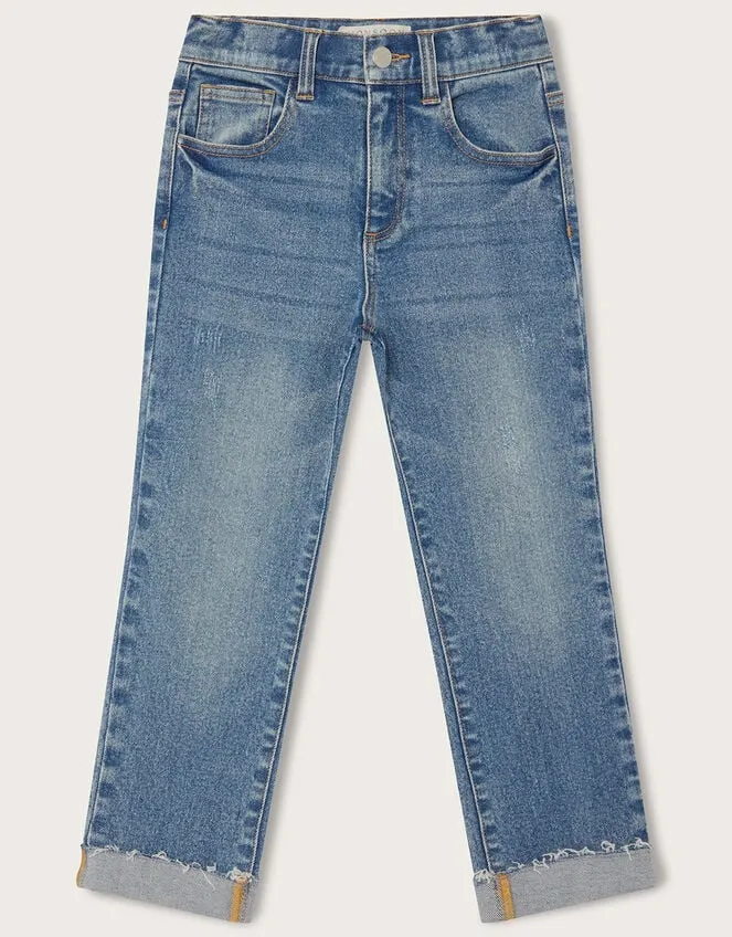 Children Pull On Denim Jeans Blue Monsoon Casualwear Collection