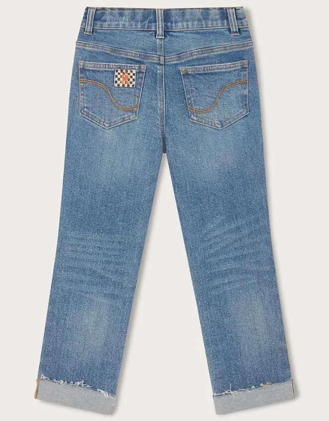 Children Pull On Denim Jeans Blue Monsoon Casualwear Collection