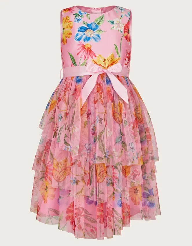 Children Safire Rio Printed Dress Multi Monsoon Dresses