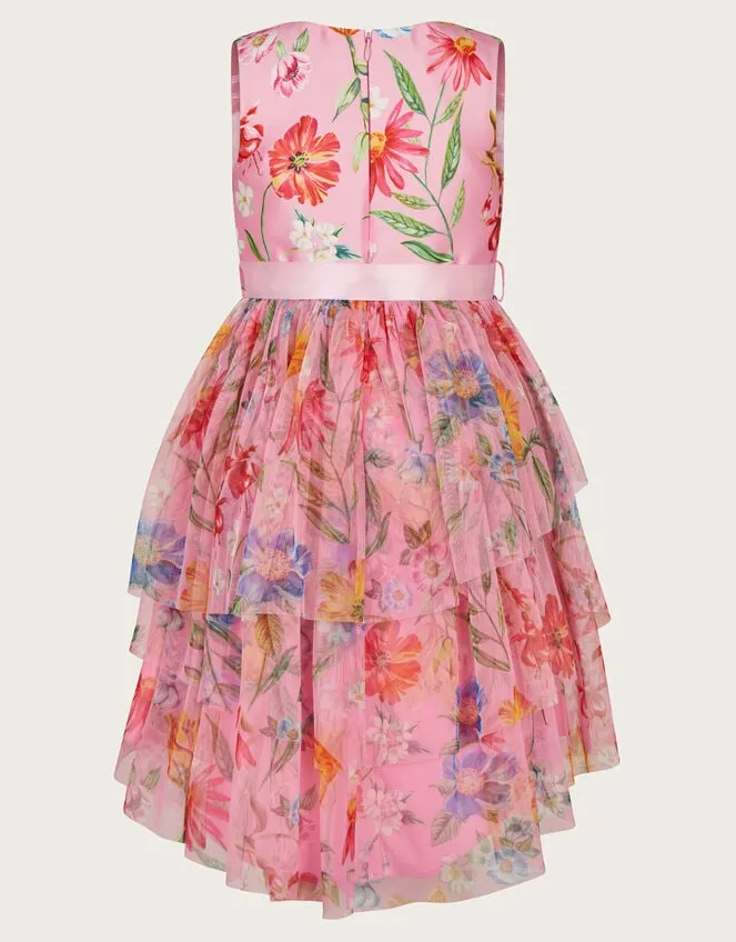 Children Safire Rio Printed Dress Multi Monsoon Dresses