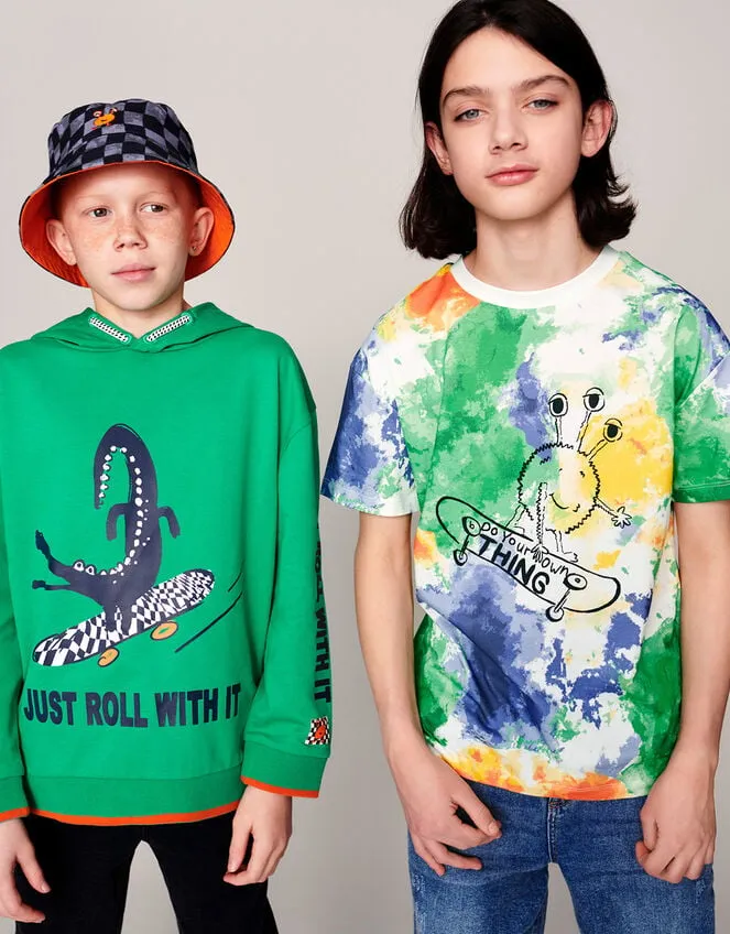 Children Tie Dye Skater TShirt Multi Monsoon Casualwear Collection