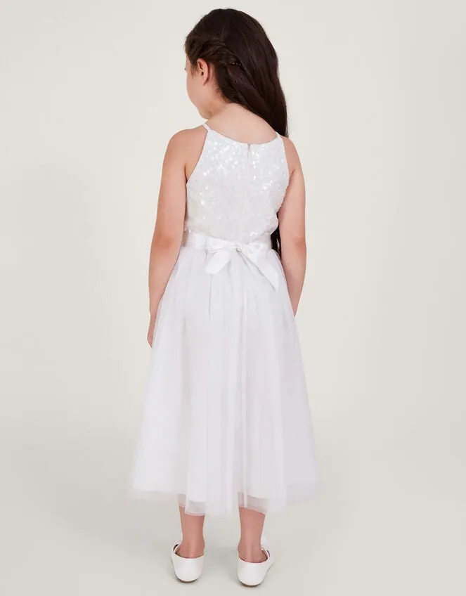 Children Truth Sequin Bridesmaid Dress Ivory Monsoon Dresses