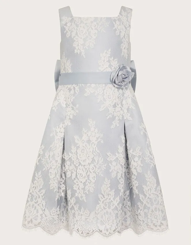 Children Valeria Lace Dress Blue Monsoon Dresses