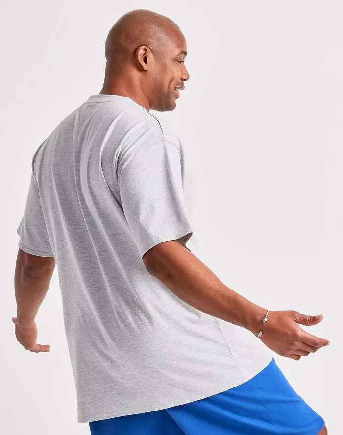 Classic Graphic TShirt Script Logo Big and Tall Oxford Grey Men Champion TShirts and Tops
