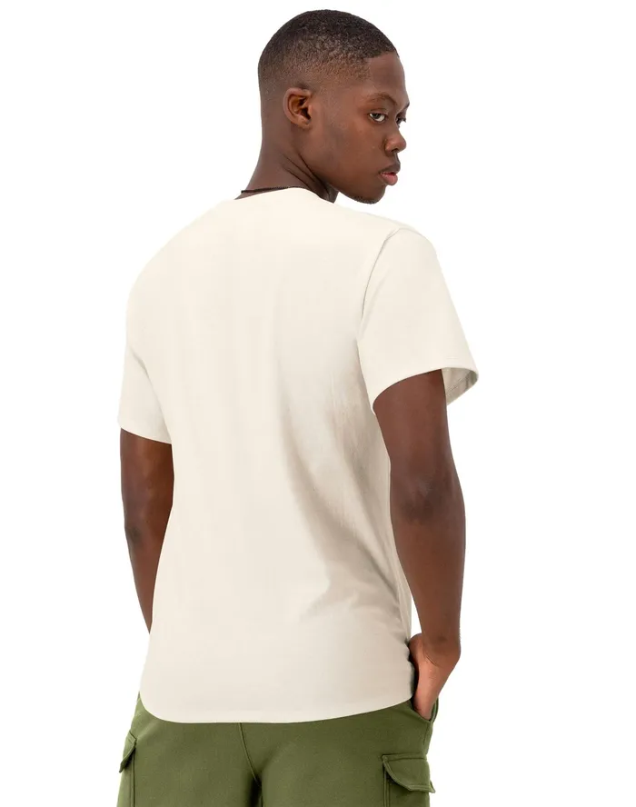 Classic Graphic TShirt Script Logo Natural Men Champion TShirts and Tops