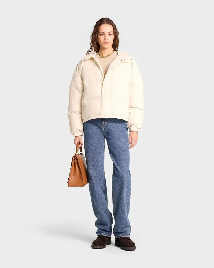 Coats Women Sporty and Rich Running Woman Puffer Jacket 8211 Off White