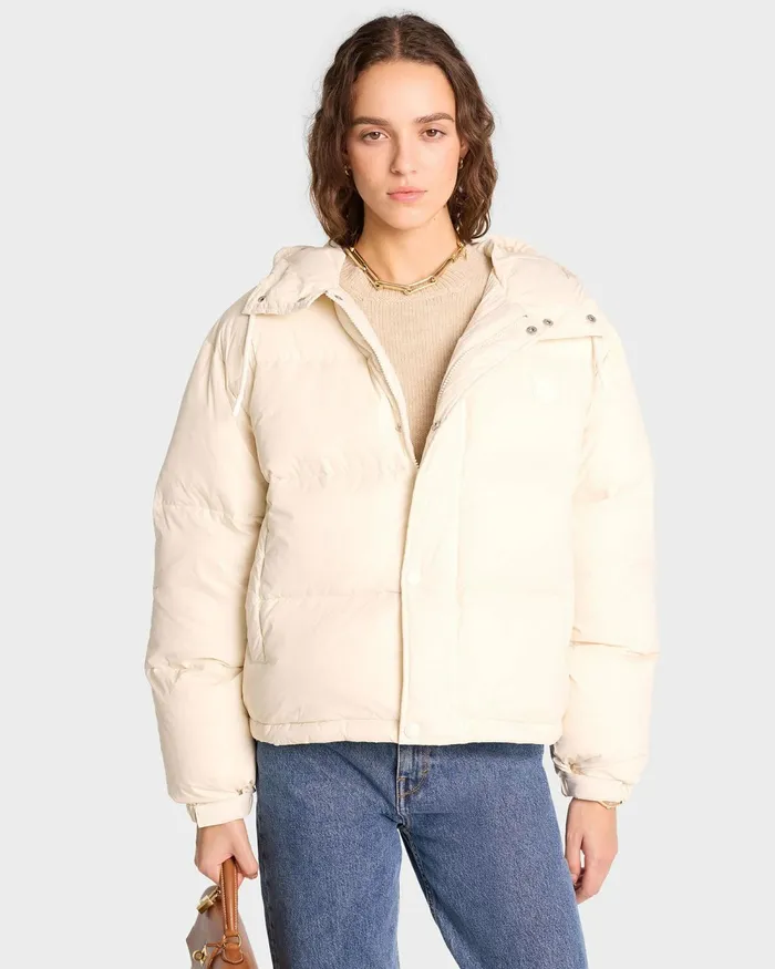 Coats Women Sporty and Rich Running Woman Puffer Jacket 8211 Off White
