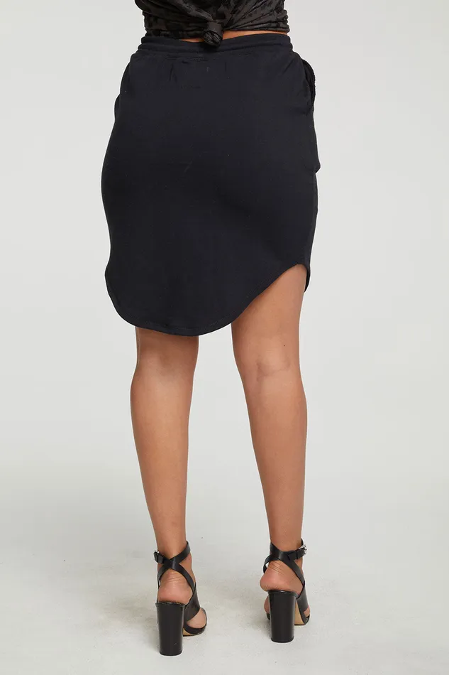 Cotton Fleece Shirttail Skirt Womens Bottoms Chaser Brand