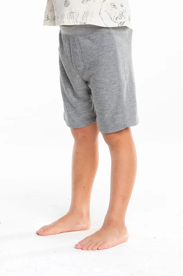 Cozy Knit Rib Panel Shorts Bottoms Chaser Brand Boys