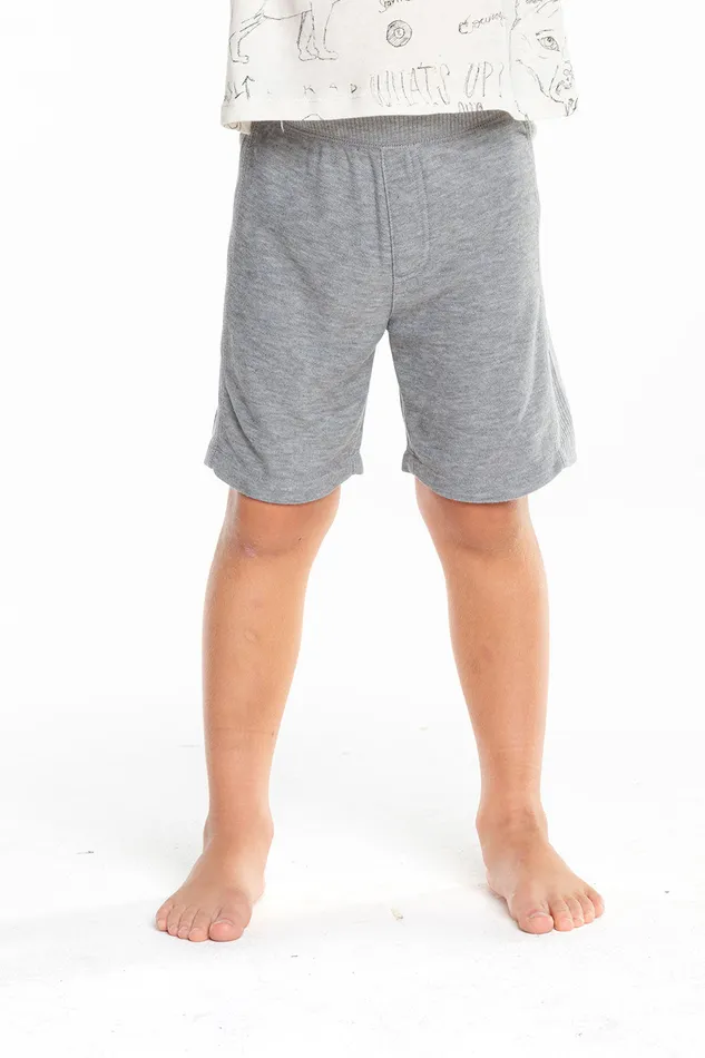 Cozy Knit Rib Panel Shorts Bottoms Chaser Brand Boys