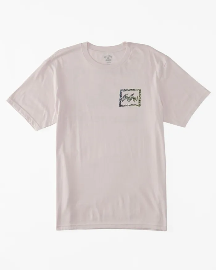 Crayon Wave TShirt Pastel Men Billabong TShirts