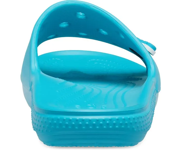 Crocs Classic Crocs Slide Digital Aqua WomensMens Sandals