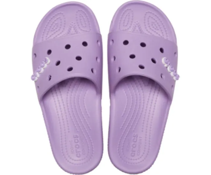Crocs Classic Crocs Slide Orchid WomensMens Sandals