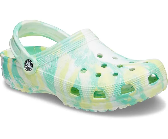 Crocs Classic Marbled Clog Pistachio Multi WomensMens Clogs