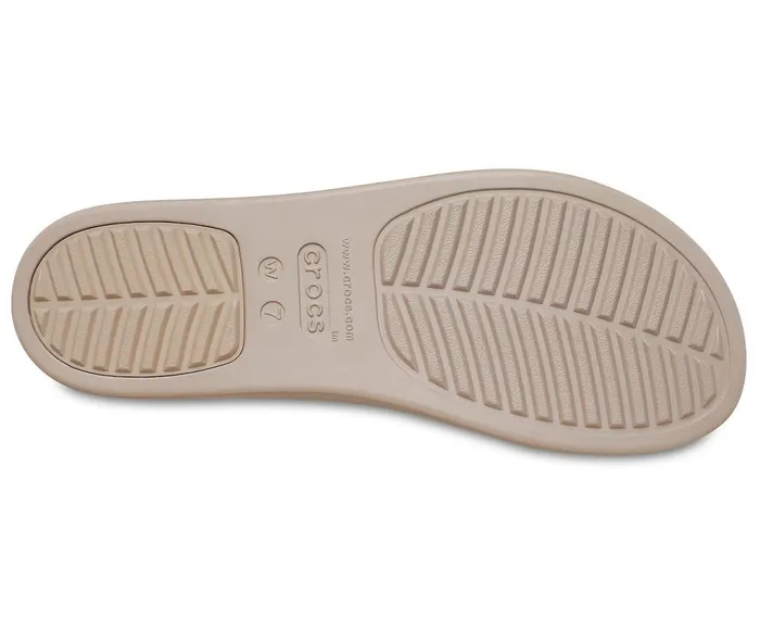Crocs Crocs Brooklyn Low Wedge Pale Blush Mushroom Womens Sandals
