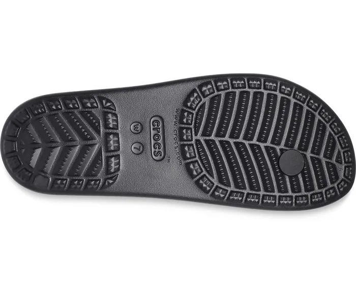 Crocs Crocs Sloane Shine Wedge Flip Black Womens FlipFlops