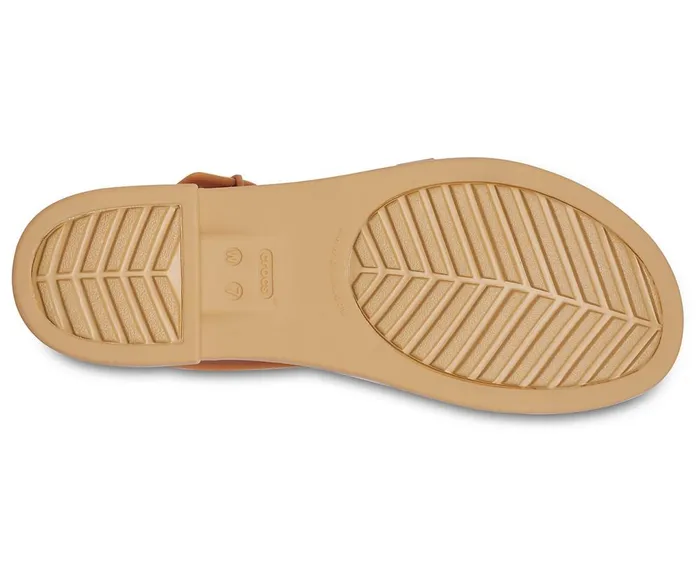 Crocs Crocs Tulum Sandal Dark Gold Womens Sandals
