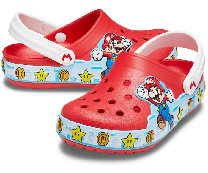 Crocs Kids039 Crocs Fun Lab Super Mario Lights Clog Flame Boys Clogs