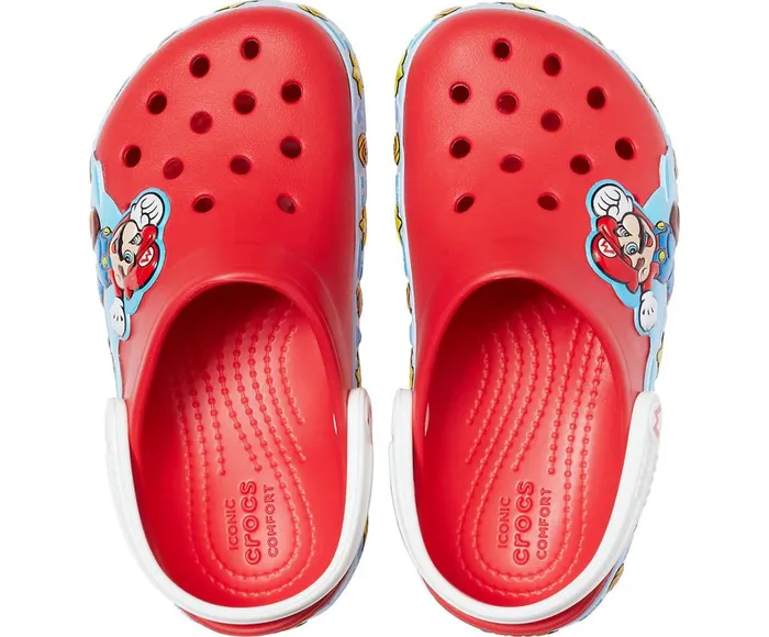 Crocs Kids039 Crocs Fun Lab Super Mario Lights Clog Flame Boys Clogs