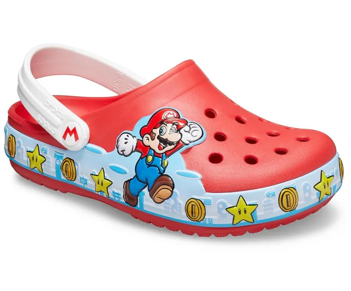 Crocs Kids039 Crocs Fun Lab Super Mario Lights Clog Flame Boys Clogs