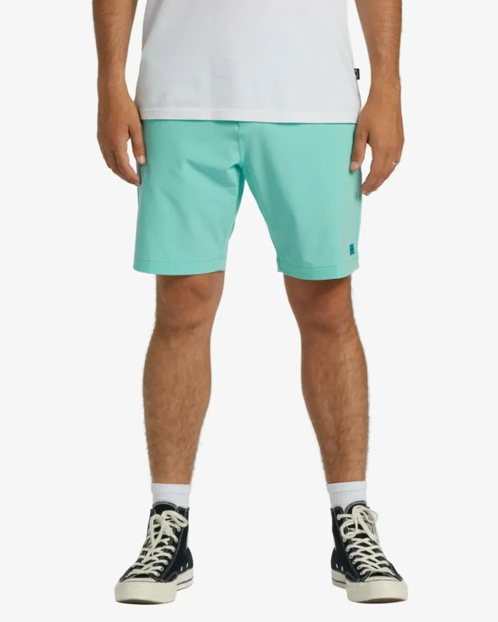 Crossfire Slub Submersible 19034 Shorts Aqua Men Billabong Shorts