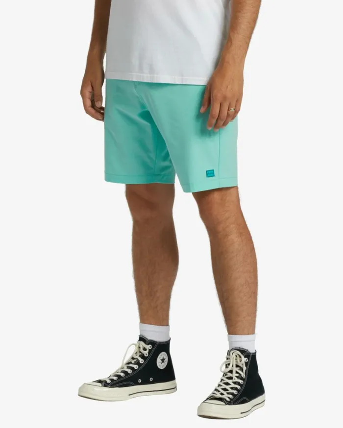 Crossfire Slub Submersible 19034 Shorts Aqua Men Billabong Shorts