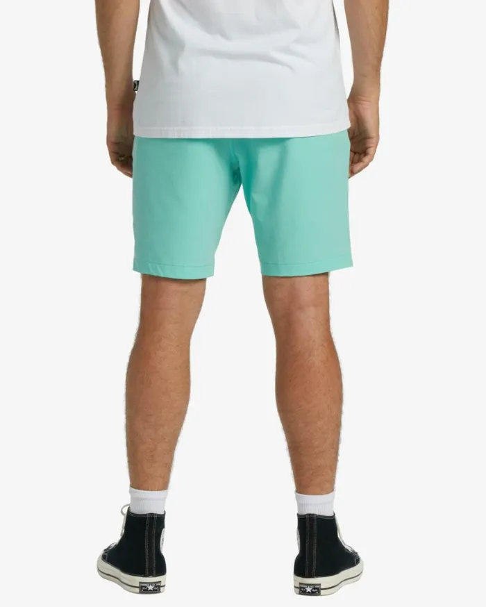 Crossfire Slub Submersible 19034 Shorts Aqua Men Billabong Shorts