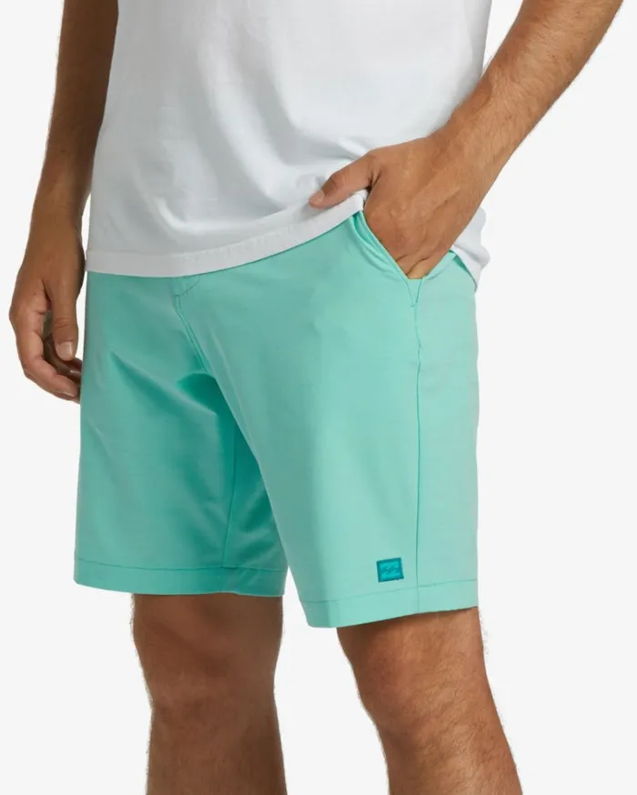 Crossfire Slub Submersible 19034 Shorts Aqua Men Billabong Shorts
