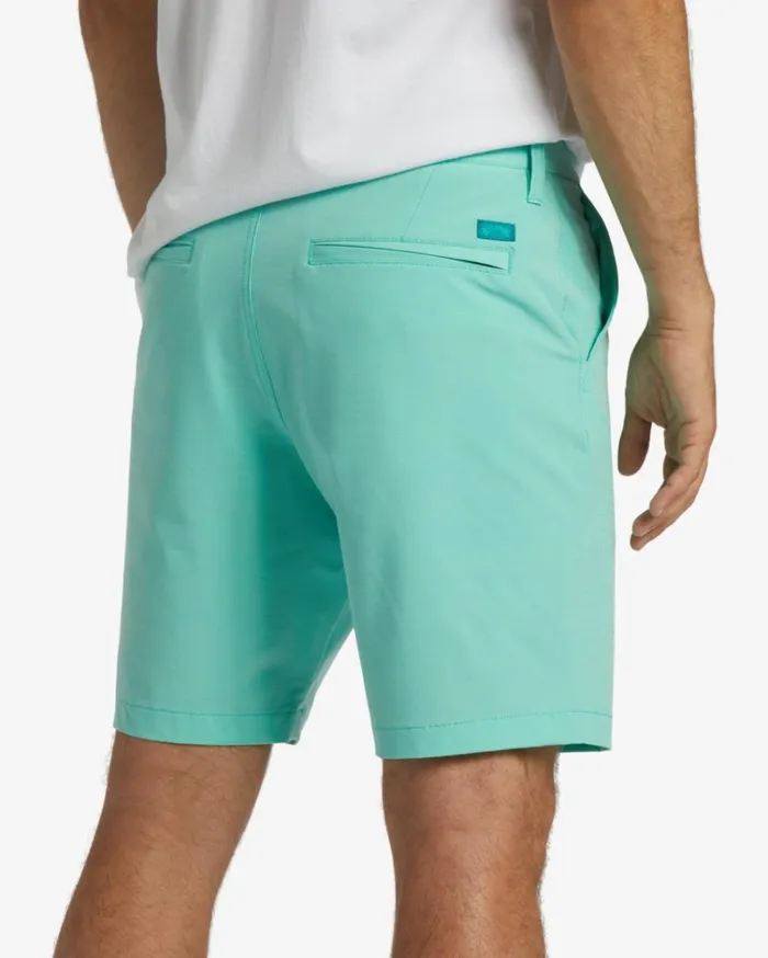 Crossfire Slub Submersible 19034 Shorts Aqua Men Billabong Shorts