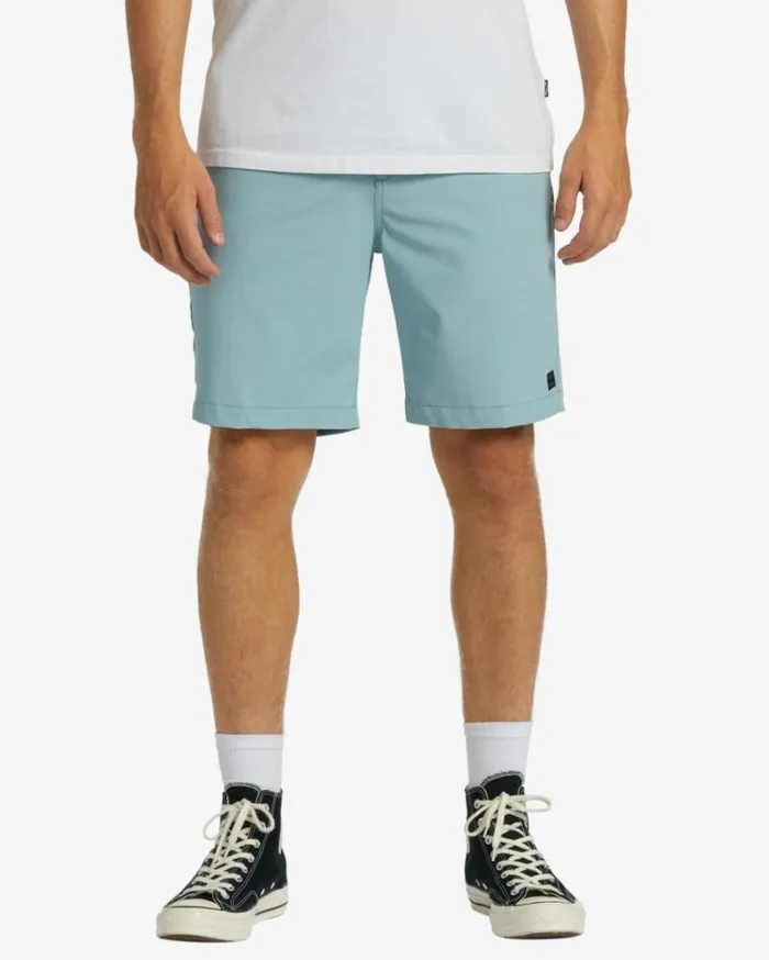 Crossfire Solid Submersible Shorts 20034 Cloud Blue Men Billabong Shorts