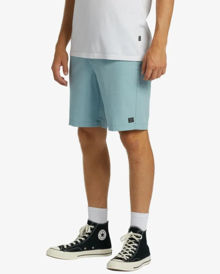 Crossfire Solid Submersible Shorts 20034 Cloud Blue Men Billabong Shorts