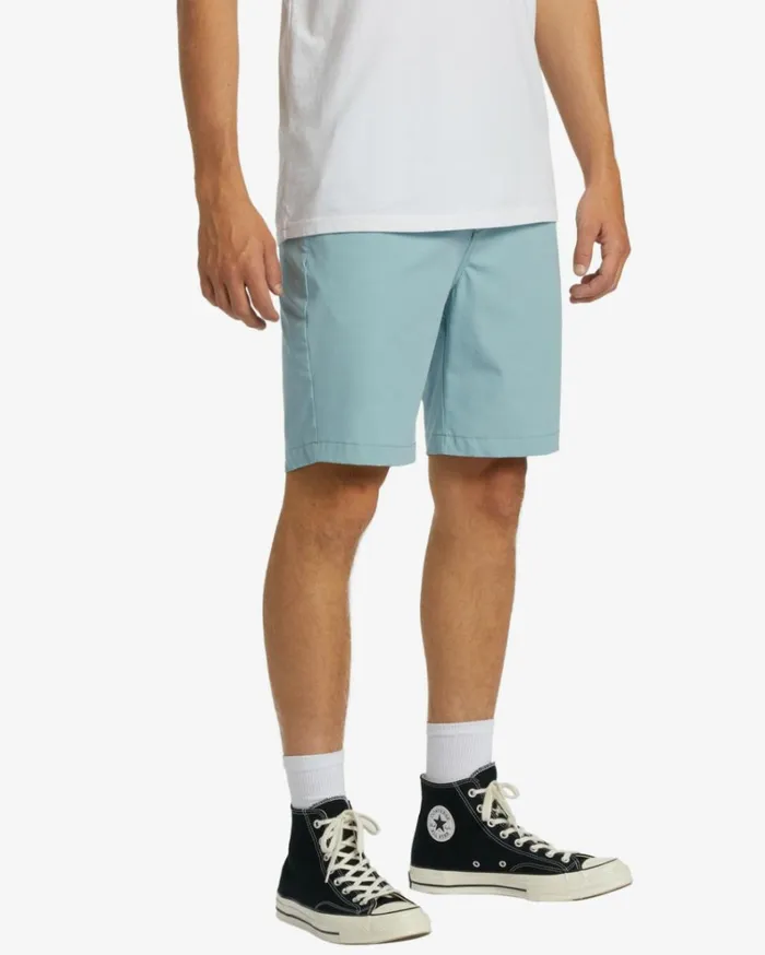 Crossfire Solid Submersible Shorts 20034 Cloud Blue Men Billabong Shorts