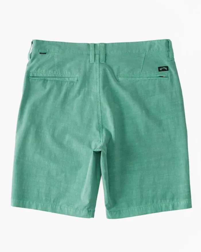Crossfire Wave Washed 18034 Hybrid Submersible Shorts Dusty Jade Men Billabong Shorts