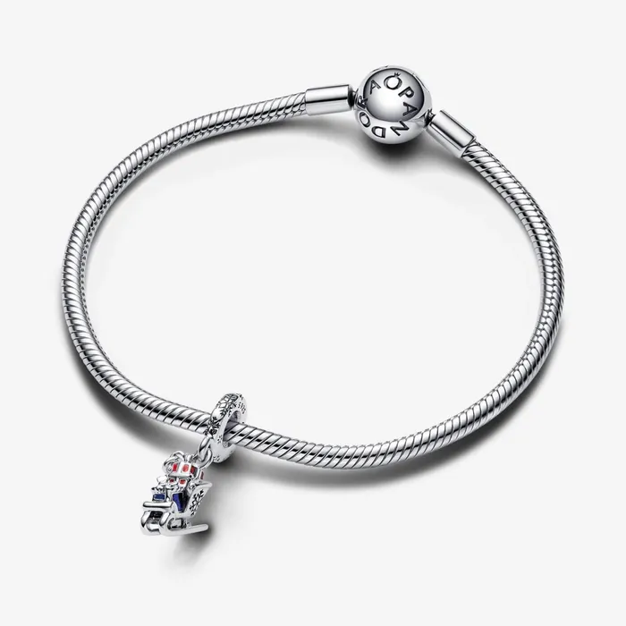 Dangle Charms Women Pandora Christmas Sleigh 2023 Dangle Charm