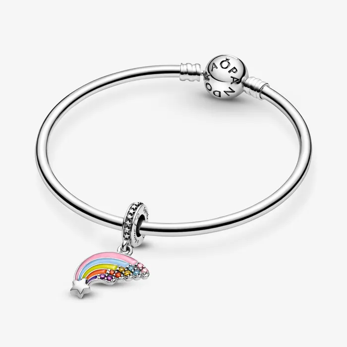 Dangle Charms Women Pandora Colourful Rainbow Dangle Charm