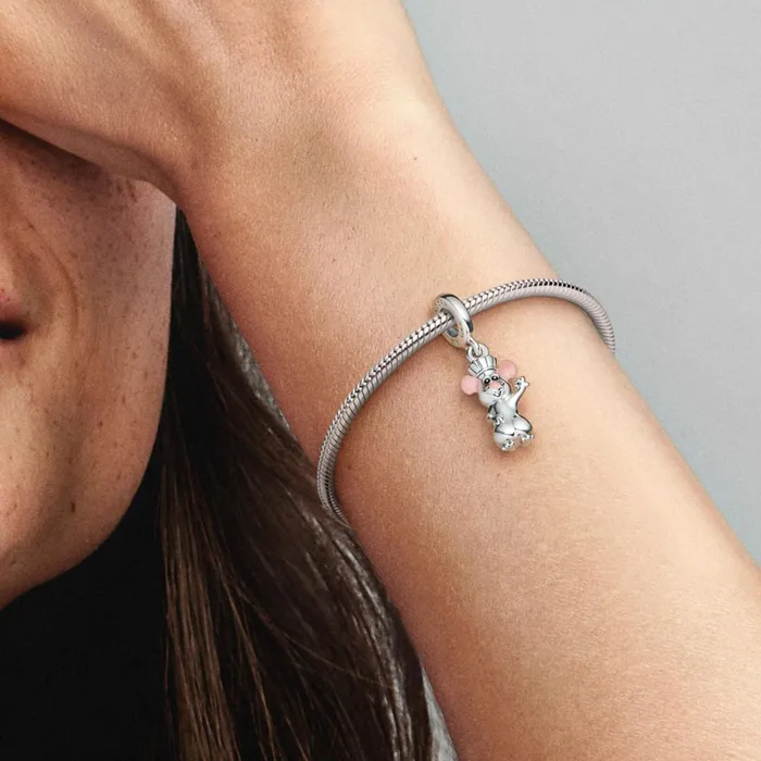 Dangle Charms Women Pandora Disney Pixar Remy Dangle Charm