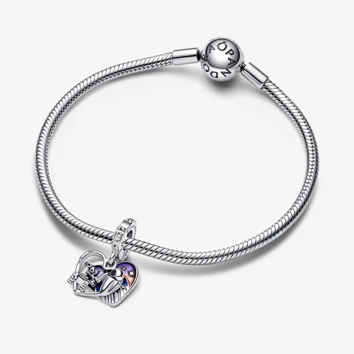 Dangle Charms Women Pandora Disney Pixar WallE and Eve Glowinthedark Dangle Charm