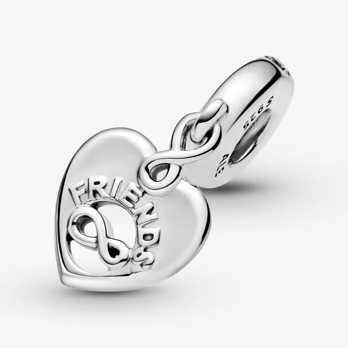 Dangle Charms Women Pandora Friends Forever Heart Dangle Charm