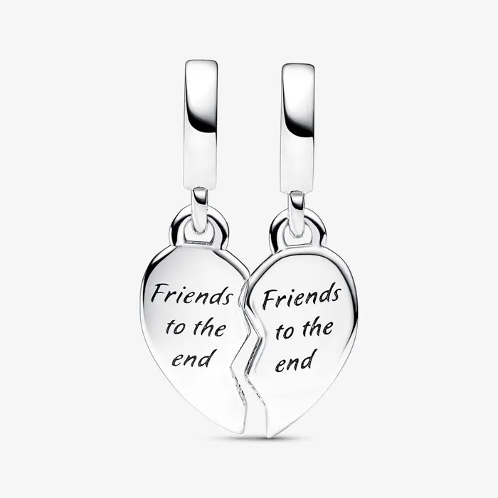 Dangle Charms Women Pandora Friends Splittable Heart Dangle Charm