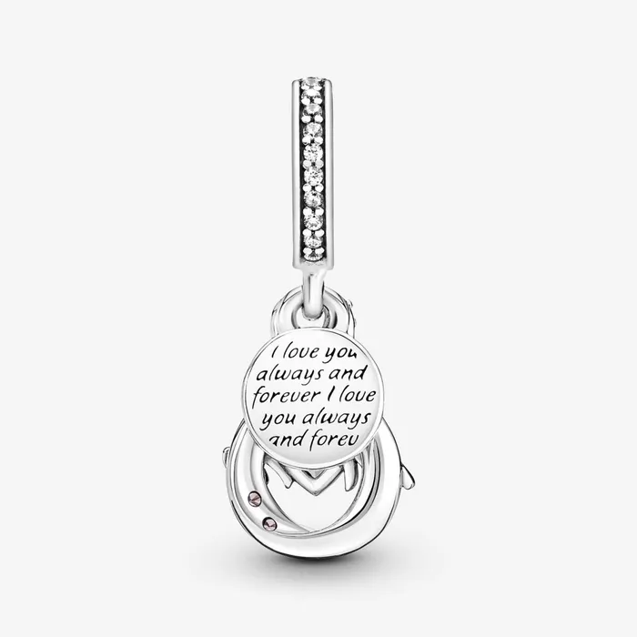 Dangle Charms Women Pandora Mum Infinity Pav Double Dangle Charm