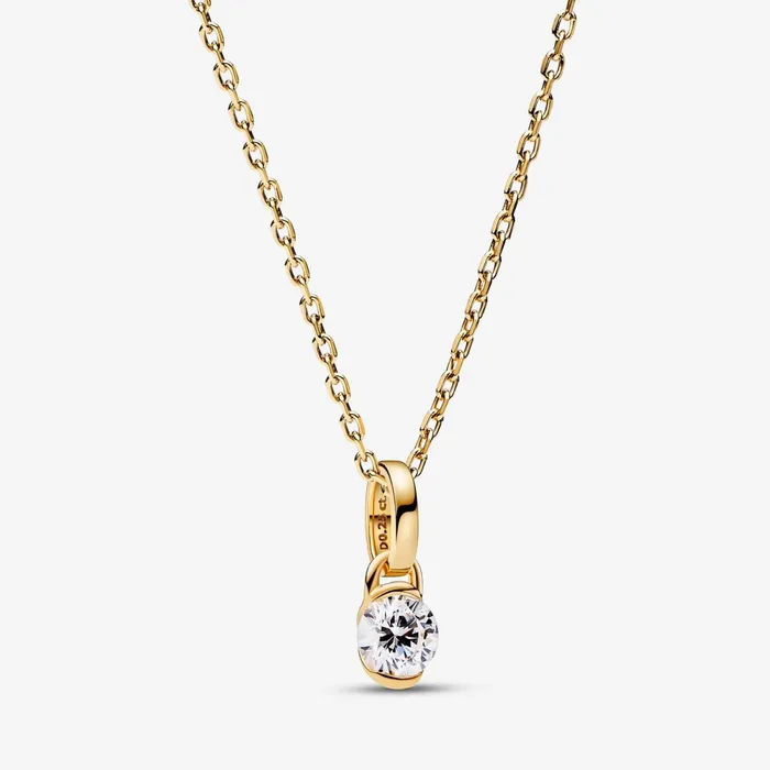 Dangle Charms Women Pandora Online Talisman 14k Gold Labgrown Diamond Infinity Pendant