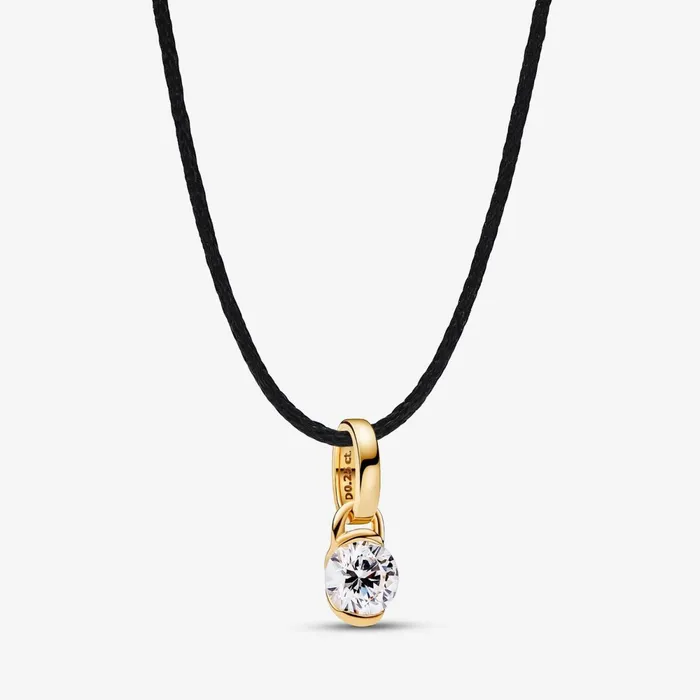 Dangle Charms Women Pandora Online Talisman 14k Gold Labgrown Diamond Infinity Pendant