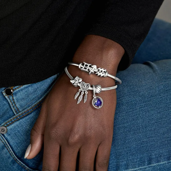 Dangle Charms Women Pandora Spinning Globe Dangle Charm