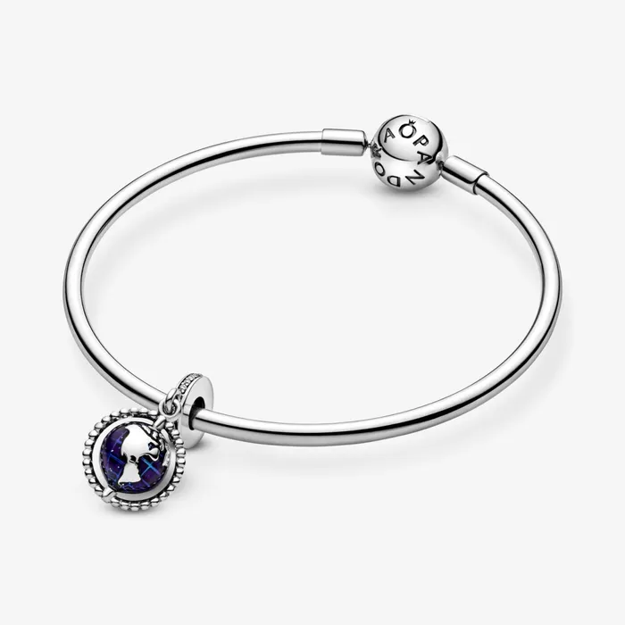 Dangle Charms Women Pandora Spinning Globe Dangle Charm
