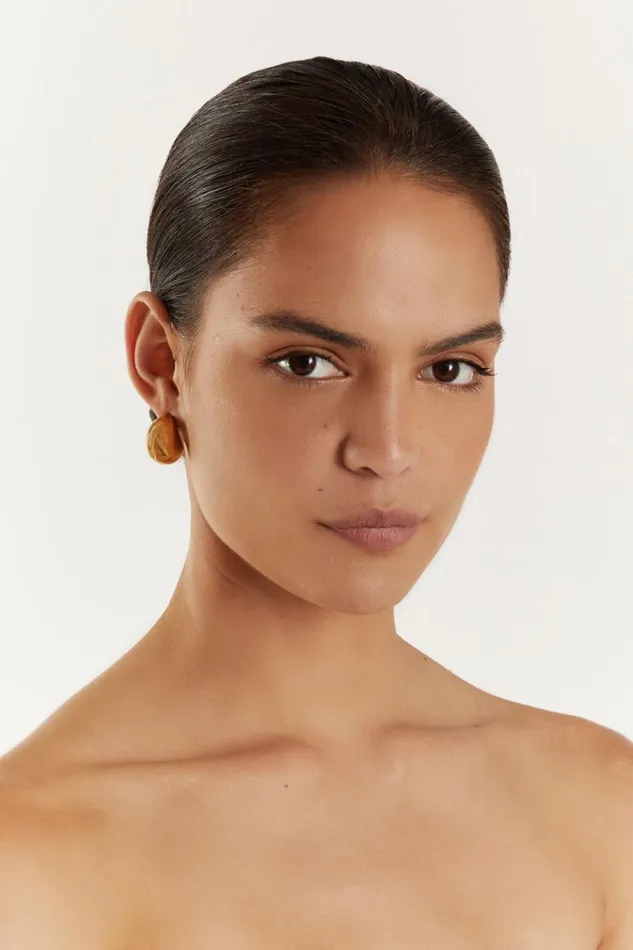 DISSH Jewellery CENDRE BOBBI GOLD HOOPS 8211 Women