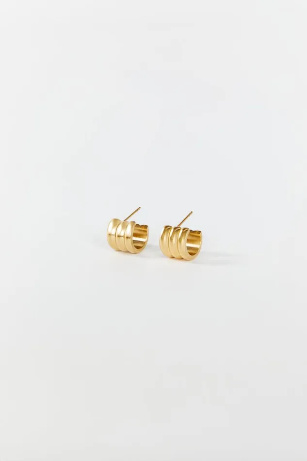 DISSH Jewellery CENDRE LIV GOLD HOOPS 8211 Women