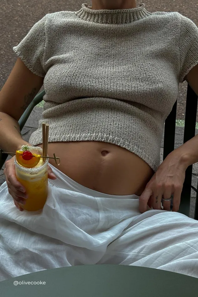 DISSH Knitted LEO CHALK KNIT TOP 8211 Women
